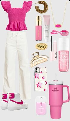 Barbie Outfit For School, Outfit Collage Preppy, Cute And Preppy Outfits, Teen Preppy Outfits, Cute Preppy School Outfits, Preppy Outfits Collage, Pretty Preppy Outfits, Outfit Ideas For School Preppy, Preppy Fits Ideas