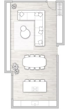 plan d'aménagement espace ouvert 50 m² Living Room Plan, Kitchen Plans, Modern Kitchen Design, Living Room Kitchen, Modern Kitchen, Kitchen Design, House Plans, Sweet Home, Bedroom Decor