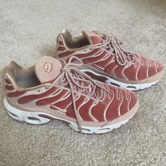 Size Womens 8 Barely Worn Great Condition Shoes Nike Air, Nike Air Max Plus, Air Max Plus, Peach Color, Shoes Nike, Air Max, Nike Air Max, Nike Shoes, Nike Women