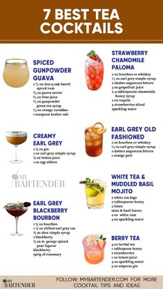 the 7 best tea cocktails for every type of drinker in the world info