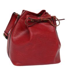 Brand : Louis Vuitton Color : Red Material : Epi Leather Size(Cm) : W25cm X H27cm X D19cm(Approx) / Shoulder Drop 27 - 31cm(Approx) Size(Inch) : W9.8 X H10.6 X D7.5inch(Approx) / Shoulder Drop 10.6 - 12.2inch(Approx) Style : Shoulder Bag Accessory : There Is No Item Box And Dust Bag. We Will Send Only The Item Which Is Put In The Photo. Product No. : M44107 Serial No. : 9001a2 Made In : France Rank : C Sku : 78053 Condition : Outside : Surface : Lose Shape , Rubbing Shoulder Strap : Rubbing , Slight Crack String : Rubbing , Scratches , Crack Metal Fittings : Scratches , Painting Off Inside : Rubbing , Slight Stain Pocket : Rubbing Corners : Rubbing , Slight Shaved Odor : There Is Keepin Designer Red Bucket Bag For Formal Occasions, Luxury Red Bucket Shoulder Bag, Luxury Red Leather Bucket Bag, Luxury Red Bucket Bag For Travel, Formal Red Bucket Bag With Gold-tone Hardware, Modern Red Bucket Bag For Formal Occasions, Classic Red Bucket Bag For Travel, Louis Vuitton Noe Bag, Small Shoulder Bags