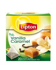 lipton tea vanilla caramel flavored black tea