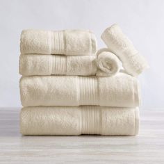 Great Bay Home Bath Towels 6 Piece Set / Ivory 6-Piece Cotton Bath Towel - Cooper Collection Soft 100% Cotton Quick Dry Bath Towels | Cooper Collection by Great Bay Home A Hat In Time, Quick Dry Towel, Cotton Bath Towels, Bath Towel Sets, Sea Green, Hotel Spa, Comforters Cozy, Cotton Towels, Towel Set