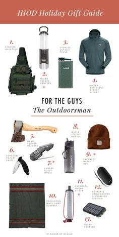 holiday gift guide for the outdoorsman