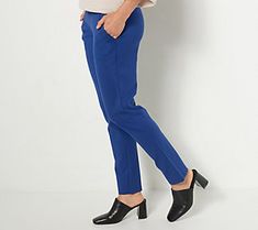 With a breathable Pull-on Waist and flattering and smoothing Tummy Control, it's never been easier to ace that presentation or relax at that bridal shower brunch. Why? Because when you look this good, you feel just as fab. From Women with Control®. Bridal Shower Brunch, Slim Leg Pants, Cotton Cardigan, Tag Sale, Slim Leg, Christmas Women, Slim Legs, Pima Cotton, Leg Pants