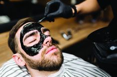 Hair Salon Art, Islamic Whatsapp Dp, Black Peel Off Mask, Beard Drawing, Skin Piercing, Popular Mens Hairstyles, Charcoal Face Mask, Drawing Face, Peel Off Mask