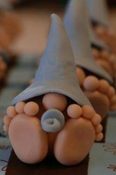 the toy is made to look like an animal's feet