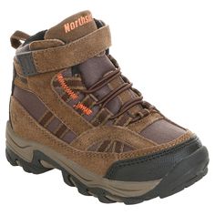 PRICES MAY VARY. Rugged ankle high suede upper features breathable rip stop nylon, abrasion resistant toe guard and heel stabilizer This all weather outdoor boot offers moisture wicking lining to keep feet dry, and gusseted tongue to keep debris out Removable/washable contoured EVA insole offers extra cushioning for little feet; padded collar and tongue provide all day comfort Quick lace up closure allows for easy and secure adjustments; heel pull strap makes it easy to get on/off Durable multi Outdoor Walking Shoes With Elastic Laces And Round Toe, Kids Hiking, Adventure Essentials, Hiking With Kids, Hiking Adventure, Outdoor Boots, Hiking Boot, Kids Luggage, Luxury Store