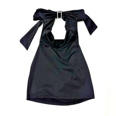 Condition: Never Worn Satin Party Dress, Black Satin, Colorful Dresses, Party Dress, Satin, Mini Dress, Womens Dresses, Women Shopping, Black