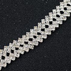 Material : Zinc Alloy, Crystal ,Rhinestone Color : SilverLength : 18.5cm Occasions : Wedding, Engagement, Party, Prom, Homecoming, Anniversary, Club Bracelets Style, Cheap Silver Rings, Sterling Silver Name Necklace, Accessories Crystal, Sparkle Bracelet, Bracelet Sets, Bracelet Metal, Wide Bracelet, Wedding Bridal Jewellery