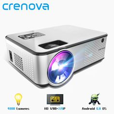 an image of a projector with the words crenova above it and below it