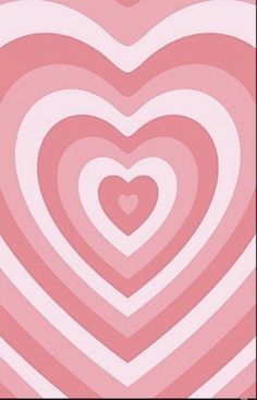 a heart shaped pattern with pink and white stripes