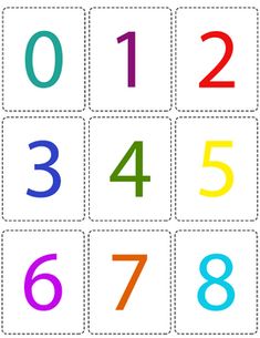 the numbers are arranged in rows to make it easier for children to learn how to read them