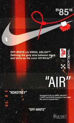 an advertisement for the nike air