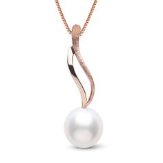 Look absolutely stunning wearing this Wisp Collection White South Sea drop pearl pendant. It is a toss-up if you will get more admiration for the AAA-rated luxurious White South Sea pearl or the wispy-cloud-shaped pendant design. Together, they make quite an impression. South Sea pearls, are the most valuable cultured pearls on the planet. So how can we offer not only this beautiful pearl but also the striking pendant at such an affordable cost? We have stockpiled our collection of White South S Golden South Sea Pearls, Gold Rope Chains, Loose Pearls, Jewelry Appraisal, Sea Pearl, South Seas, South Sea Pearls, Sea Pearls, Pearl Types