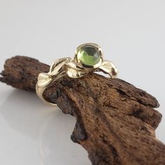 Rose Cut Peridot Gemstone Engagement Ring, Birthstone, Anniversary Ring by DV Jewelry Designs Green Peridot Jewelry With Polished Finish, Elegant Handmade Peridot Rings, Handmade Elegant Peridot Rings, Handmade Elegant Green Birthstone Ring, Green Polished Peridot Jewelry, Green Peridot Rings With Nature-inspired Style, Heirloom Green Peridot Jewelry, Peridot Engagement Ring, Twig Wedding Band