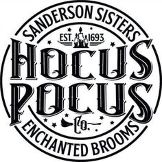 the logo for sanders sisters hock's pocuss