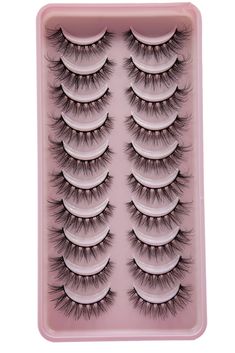 PRICES MAY VARY. Soft, fluffy, and natural long false eyelashes: Crafted from soft, fluffy faux mink material, these long false eyelashes offer a natural and elegant appearance, enhancing the eyes with a subtle yet alluring allure. Curly lashes for a natural look: The gently curled design of these lashes creates a naturally beautiful look, framing the eyes with a soft and feminine allure. Ideal for makeup artists and beauty professionals: Tailored to the needs of makeup artists and beauty profes Kiss Lashes Chiffon, Esthetics Room False Eyelashes, False Lashes Amazon, Curly Lashes, Lash Strips, Lashes Extensions, Eyelash Sets, Fake Lashes, Strip Lashes