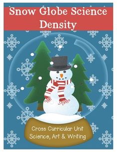 snow globe science density cross - curiocur unit science, art and writing