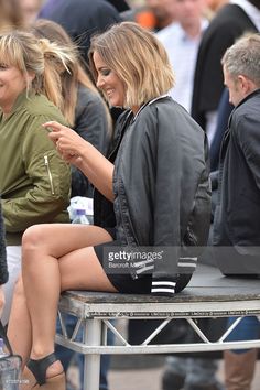 Caroline Flack seen during the X Factor auditions on May 10, 2015 in Manchester, England. Paul Cousans / Barcroft Media Short Hairstyle Ideas, Embrace Messy Hair, Manchester England, Messy Hair, X Factor, Short Hairstyle