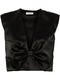 Applique Top, Youtube Content, Bow Shirts, Bow Top, Wardrobe Edit, Yoko London, White Bow, Exclusive Fashion, Party Looks