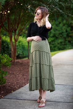 Skirt Maternity Outfit, Casual Maternity Outfits, Maternity Outfit, Cute Maternity Outfits, Pregnancy Looks