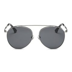 Stay stylish and protected with ODYSSEY. These aviator-style metal sunglasses feature mirrored lenses to keep you looking cool while blocking out harmful rays. Soar into the summer in style. Frame Material: MetalLens Material: PolycarbonateLens Width: 61mmBridge Width: 16mmTemple Length: 143mm100% UVA & UVB Protection Trendy Aviator Sunglasses With Uva Protection For Streetwear, Trendy Aviator Sunglasses With Uv Protection For Streetwear, Summer Streetwear Aviator Sunglasses With Gradient Lenses, Silver Sunglasses With Uv Protection For Streetwear, Trendy Silver Aviator Sunglasses, Summer Silver Aviator Sunglasses, Silver Shield Sunglasses With Uva Protection For Summer, Summer Silver Shield Sunglasses With Uva Protection, Silver Polarized Aviator Sunglasses For Summer