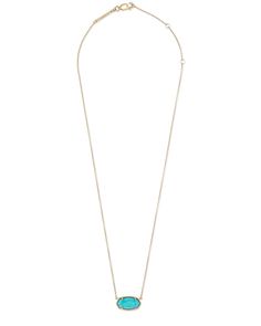 The Elisa 18k Gold Vermeil Pendant Necklace in Genuine Turquoise is the same style you love, made with elevated new materials. This 18k Gold Vermeil pendant necklace is an everyday piece quality-made to shine with you. Add the Elisa 18k Gold Vermeil Pendant Necklace to your jewelry box and you'll never be let down. Emerald Pendant Necklace With Delicate Chain, Elegant Turquoise Necklace With Rectangular Pendant, Elegant Turquoise Charm Necklace With Adjustable Chain, Elegant Turquoise Necklace With Large Pendant, Elegant Turquoise Charm Necklaces With Adjustable Chain, Elegant Turquoise Necklace With Delicate Chain For Gift, Elegant Yellow Gold Turquoise Pendant Necklace, Elegant Turquoise Necklace With Round Pendant In Yellow Gold, Elegant Yellow Gold Turquoise Necklace With Round Pendant