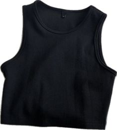 Sleeveless Cotton Tank Top, Solid Sleeveless Vest Tank Top, Sleeveless Sweater Vest For Summer, Cotton Sleeveless Sweater Vest, Sleeveless Cotton Sweater Vest, Black Sleeveless Sweater Vest For Summer, Fitted Sleeveless Sweater Vest, Black Sleeveless Cotton Crop Top, Black Cotton Sleeveless Crop Top