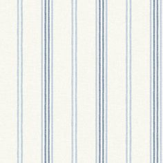 a blue and white striped wallpaper