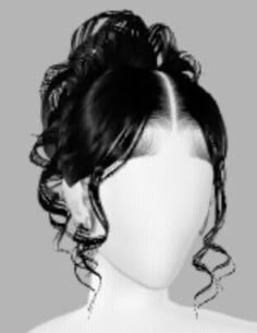 Imvu Curly Hairstyles, Baddie Hairstyles Latina Curly, Imvu Hairstyles, Imvu Hair, Quick Curly Hairstyles, Virtual Hairstyles, Latina Hair, Mixed Curly Hair