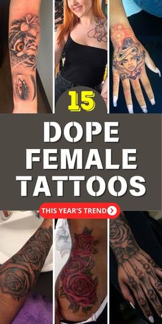 the top 15 dope female tattoo designs