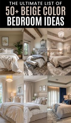 the ultimate list of 50 + beige color bedroom decor ideas for your home or office