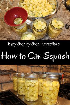 Preserving Patty Pan Squash, Canning Acorn Squash, Squash Canning Recipes, Preserve Squash, Canning Yellow Squash, Canning Squash, Can Squash, Aip Sides, Canned Squash