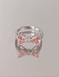 Stylish Jewelry Accessories, Bow Ring, Jewelry Lookbook, Fancy Jewelry