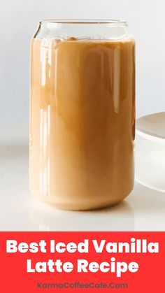 the best iced vanilla latte recipe