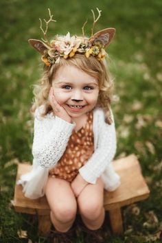 Ships for Halloween Fawna fall Colors Mustard Tan Deer | Etsy Baby Girl Costume Ideas, Toddler Girl Halloween Costume, Fawn Headband, Fawn Costume, Halloween Costume Toddler Girl, Newborn Halloween Costumes, Halloween Infantil, Toddler Girl Halloween, Deer Costume