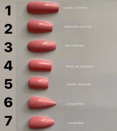 Nail Extensions Shapes, Gel Nails Shape, Acrylic Nail Shapes, Soft Gel Nails, Basic Nails, Simple Acrylic Nails, Casual Nails, Vacation Nails, Beach Nails