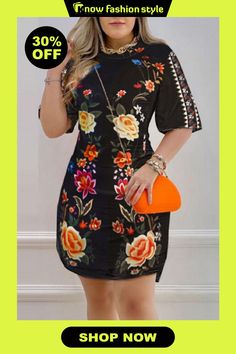 knowfashionstyle Black Casual Print Patchwork O Neck Short Sleeve Dress Dresses Short Sleeve Dress, Black Casual, Wholesale Fashion, Dresses Online, Sleeve Dress, Casual Dresses, Short Sleeve Dresses, Dresses With Sleeves, Dresses