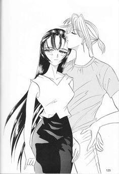 an image of two people that are kissing each other in black and white coloring book pages