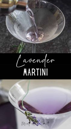 This lavender martini is a fun and colorful spin on a classic martini. Homemade brings color and flavor to a classic martini base. Lemon Cocktails, Lavender Simple Syrup, Martini Recipes Vodka, Christmas Cocktails Easy, Lemon Cocktail, Honey Lavender