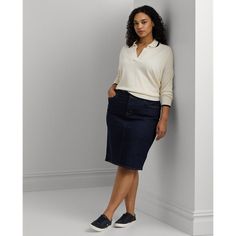 Made from soft denim with a hint of stretch this classic five-pocket denim skirt is a versatile season-spanning essential. Denim Skirt, Ralph Lauren, Skirt, Clothes For Women, Clothes