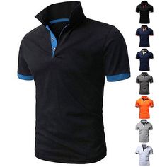 Season:Summer; Fabric:Cotton,Polyester; Sleeve Length:Short Sleeve; Look After Me:Washable,Hand wash; Gender:Men's; Style:Classic; Tops Type:Golf Shirt,Polo Shirt; Occasion:Casual,Daily,Leisure Sports,golf shirts,Outdoor,Sports; Age Group:Adults; Fit Type:Regular Fit; Pattern:Color Block; Design:Button-Down,Button Front; Neckline:Polo Collar; Front page:FF; Listing Date:03/09/2022; Bust:; Length:; Shoulder Width:null Orange Polo Shirt, Yellow Polo Shirt, Block Button, Pink Polo Shirt, Pink Polo, Black White Yellow, Block Design, Golf Shirt, Polo Collar