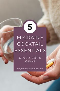 Creating your own “migraine cocktail”—a personalized mix of tools, supplements, and remedies to keep on hand—is a great way to prepare in advance for those unexpected attacks. How To Relieve Migraines, Light Sensitivity, Guided Meditation, Migraine, Medical Professionals, Keep On, Create Your Own