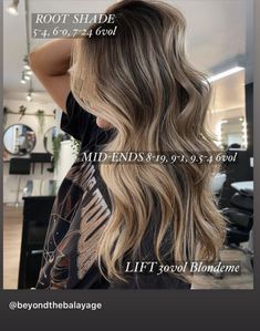 Balayage Formulas, Brown Hair Inspo, Bronde Hair, Hair Color Formulas, Brunette Balayage Hair, Ash Blonde Hair, Balayage Hair Blonde, Balayage Brunette