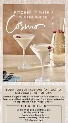 an email post for a casino resort with two martinis and champagne glasses on the table