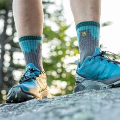 From frosty mornings to afternoon hikes, the Bear Town socks are ready to give your feet a warm hug that keeps you going. Light cushioning provides support where you need it, and a bold bear graphic adds fun style to any outfit. Sporty Midweight Hiking Socks, Midweight Sporty Hiking Socks, Breathable Casual Hiking Socks, Outdoor Sporty Socks, Durable Comfortable Hiking Socks, Durable Comfortable Socks For Hiking, Comfortable Green Socks For Outdoor, Comfortable Breathable Socks For Outdoor Activities, Casual Blue Socks For Outdoor Activities