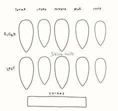 Nail Stencils Templates, Fake Nails For Kids, Kids Nail Designs, Nail Art Stencils, Band Nails, Fake Nails Designs, Nail Stencils