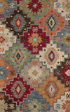 Tangier TAN 23 Multi Rug - Rug & Home Multi Rug, Kilim Fabric, Tangier, Rug Direct, A4 Poster, Sewing Material, Carpet Colors, Persian Carpet, Traditional Area Rugs