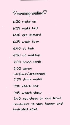 school morning routine Good Morning Routines For Middle School, School Routine 6 Am, It Girl Morning Routine School, School Morning Routine For Kids, School Morning Routine List, Morning Routine 6am To 7:30am, 4th Grade Morning Routine, Christian Routines, Mornight Routine